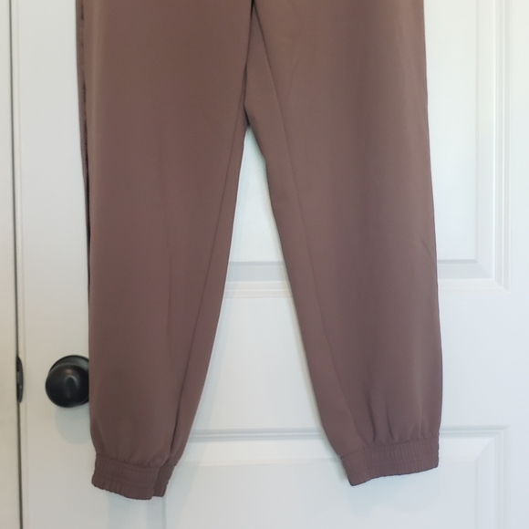 Athleta Metropolis Jogger Drawstring Pants Mineral Brown 10 - Picture 5 of 12